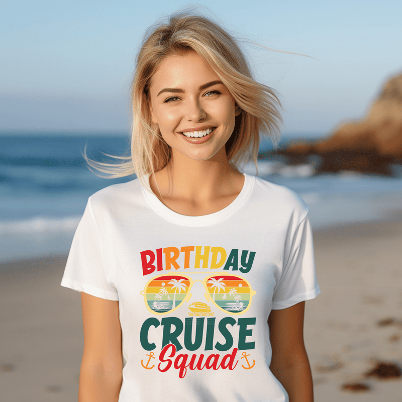 Birthday Cruise Squad DTF Transfer