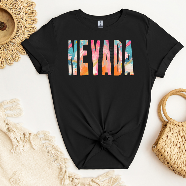 Nevada Watercolor DTF Transfer