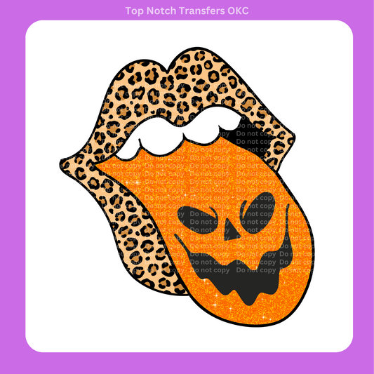 Pumpkin Lips DTF Transfer