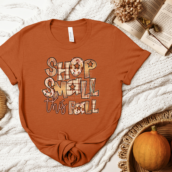 Shop Small This Fall DTF Transfer