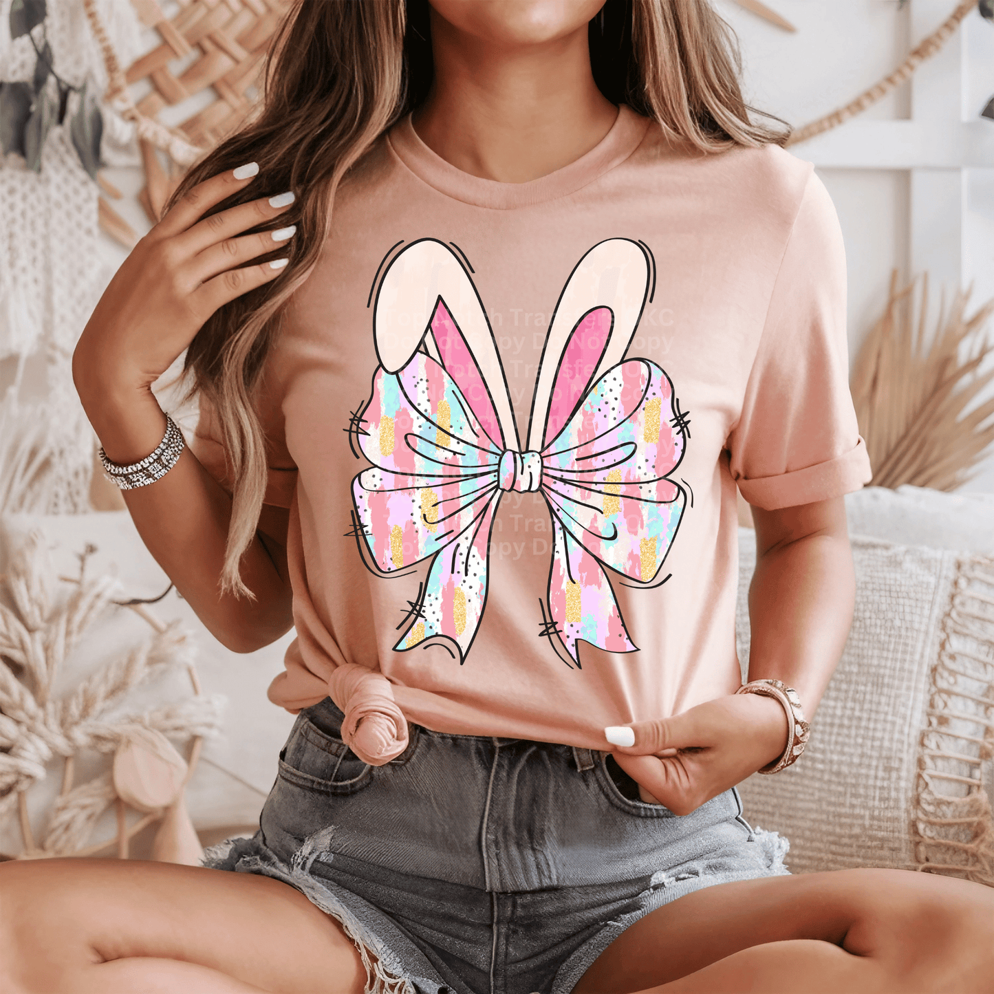 Bunny Ears DTF Transfer