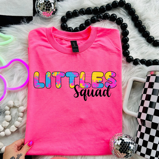 Littles Squad Paint Splash DTF Transfer