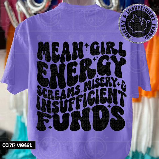 Mean Girl Energy DTF Transfer