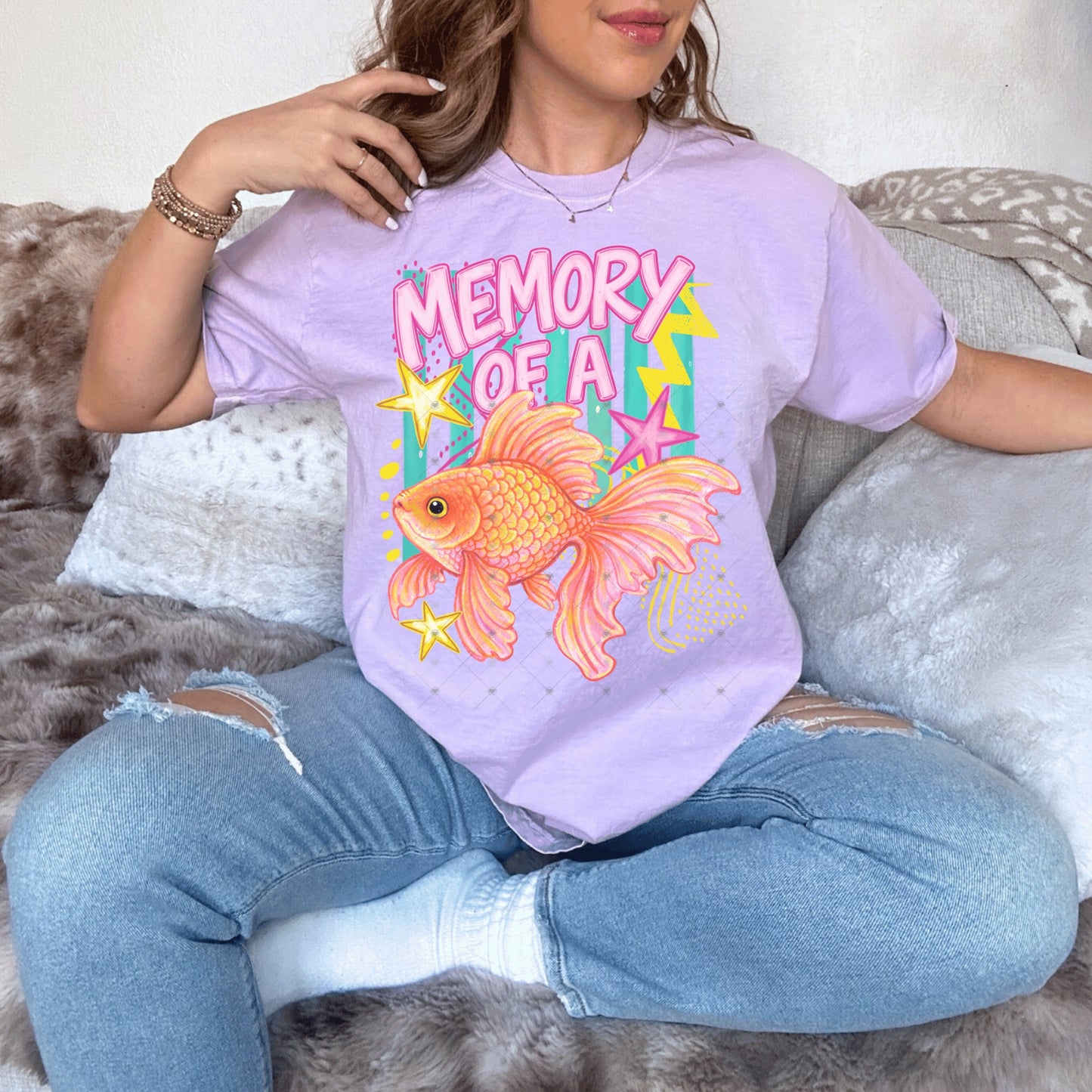 Memory of a Goldfish DTF Transfer