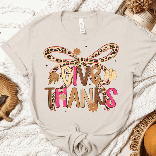 Give Thanks DTF Transfer