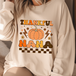 Retro - Thankful Nana DTF Transfer