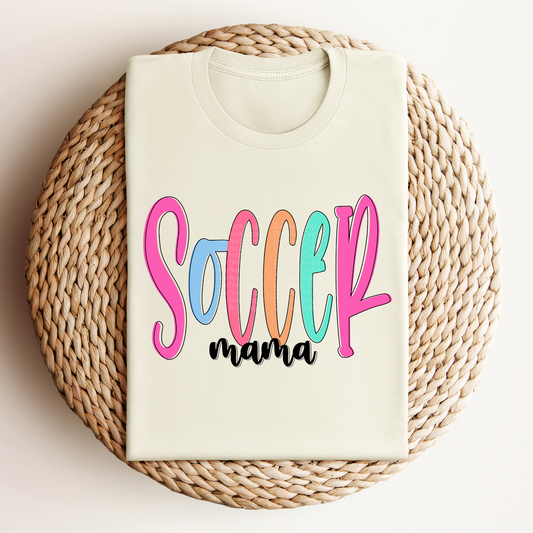 Soccer Mama - Colored Names/Occupations DTF Transfer