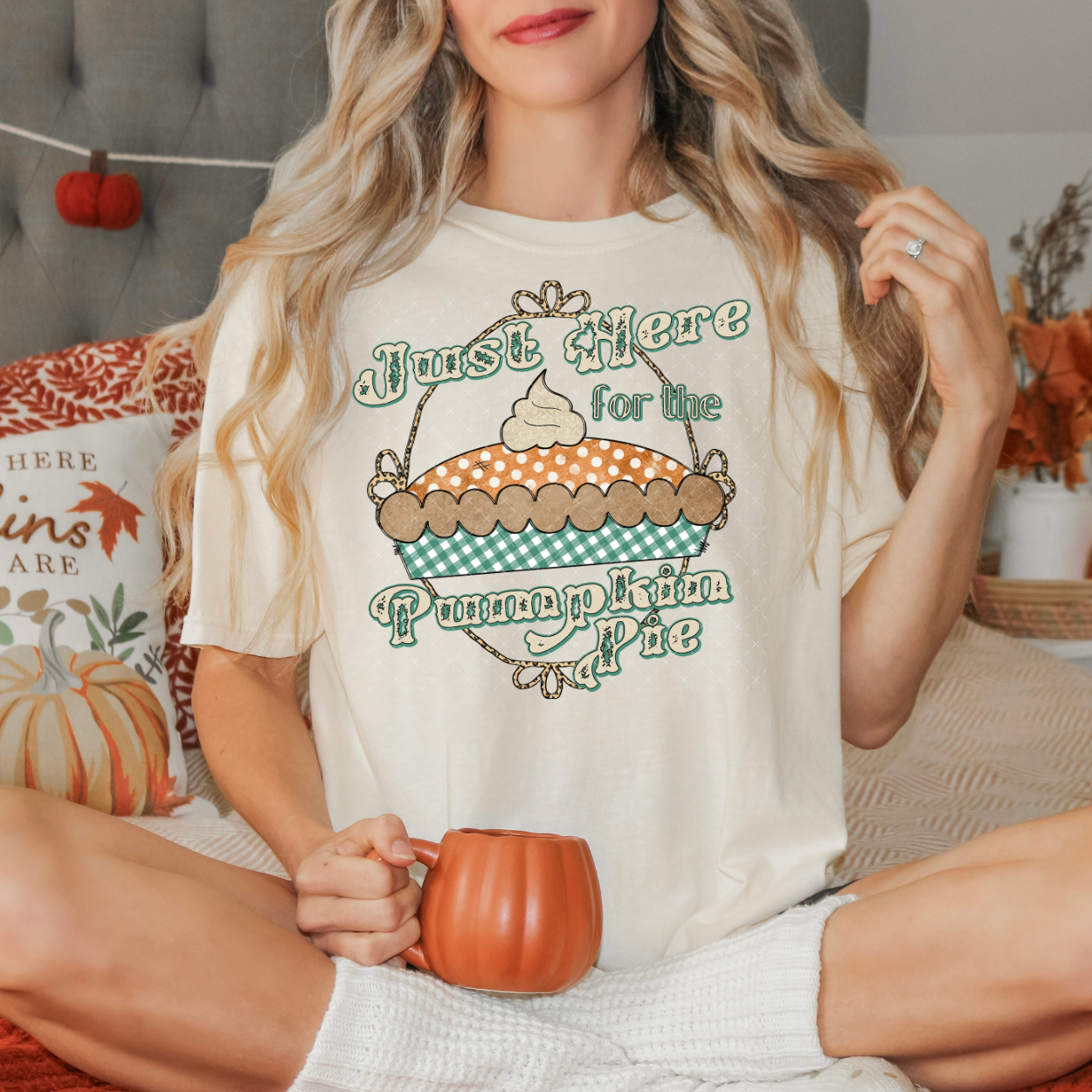 Just Here For The Pumpkin Spice DTF Transfer