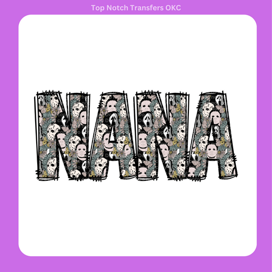 NANA Halloween DTF Transfer