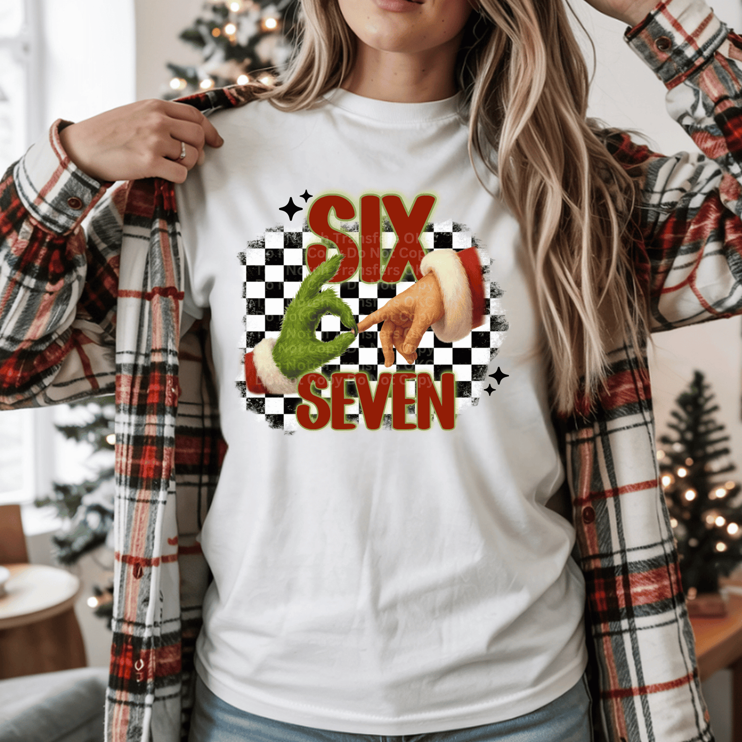 6 7 Christmas DTF Transfer