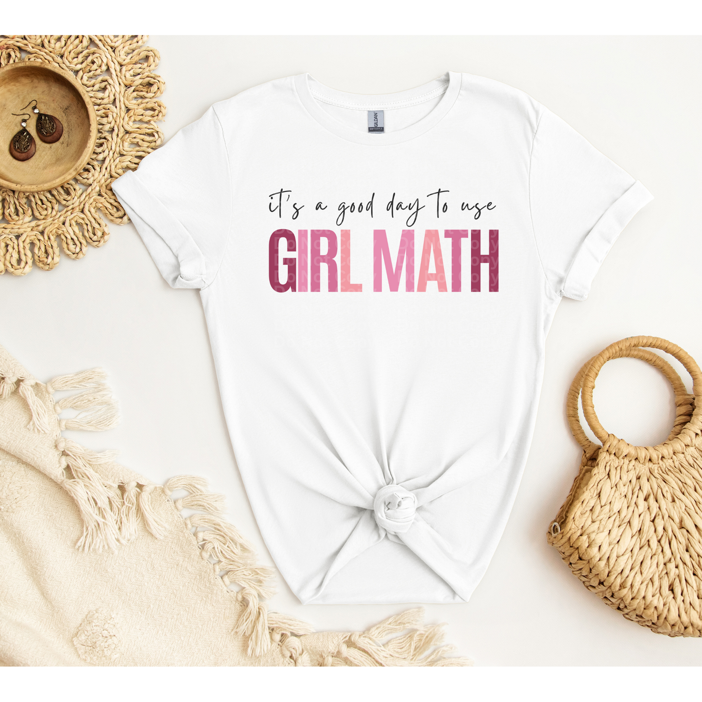 Good day to use Girl Math DTF Transfer