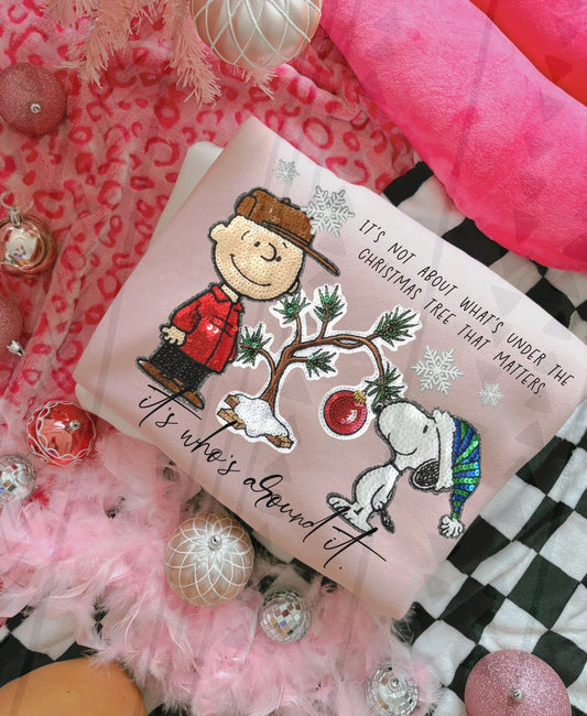 It’s Not What’s Under The Tree That Matters CB DTF Transfer