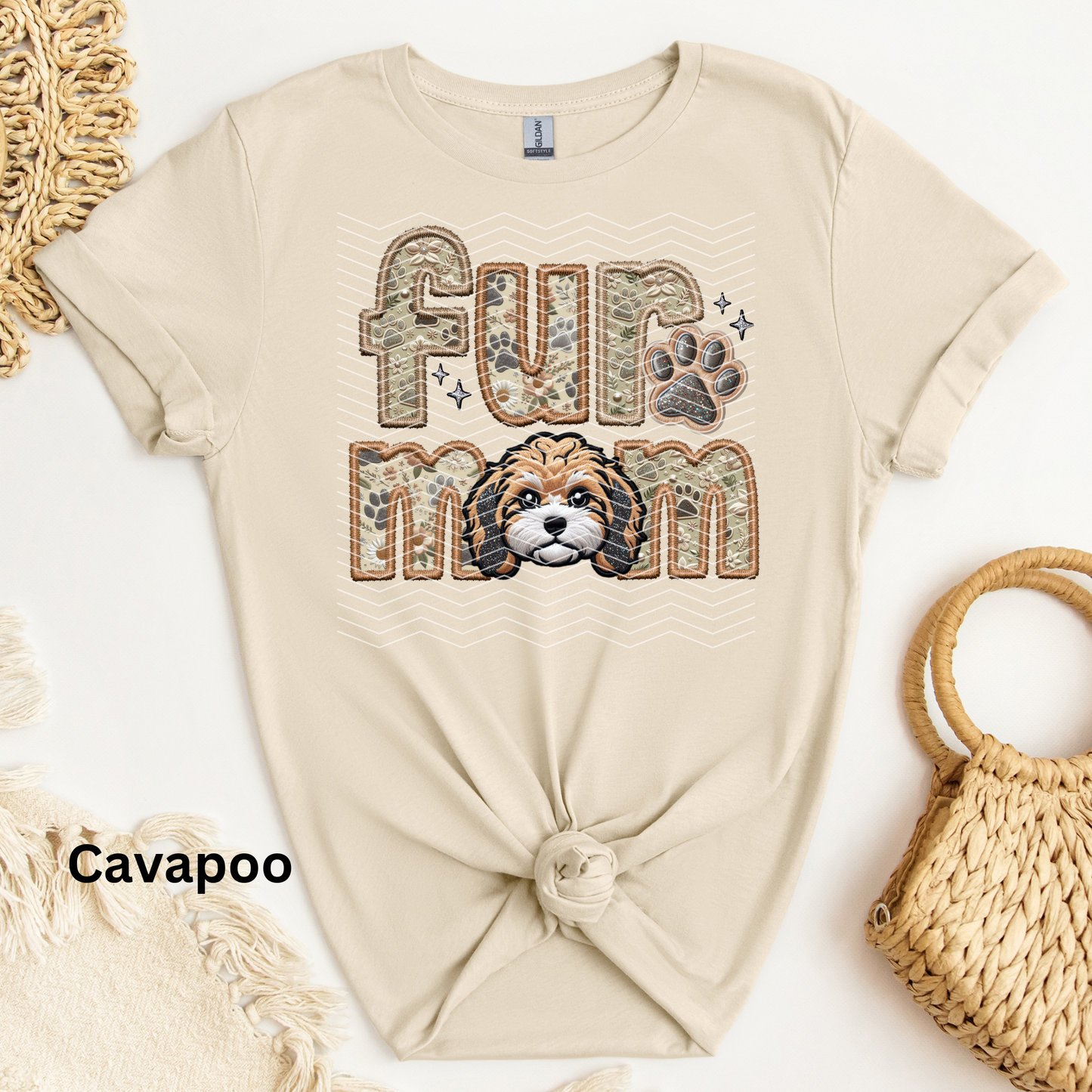 Cavapoo DTF Transfer