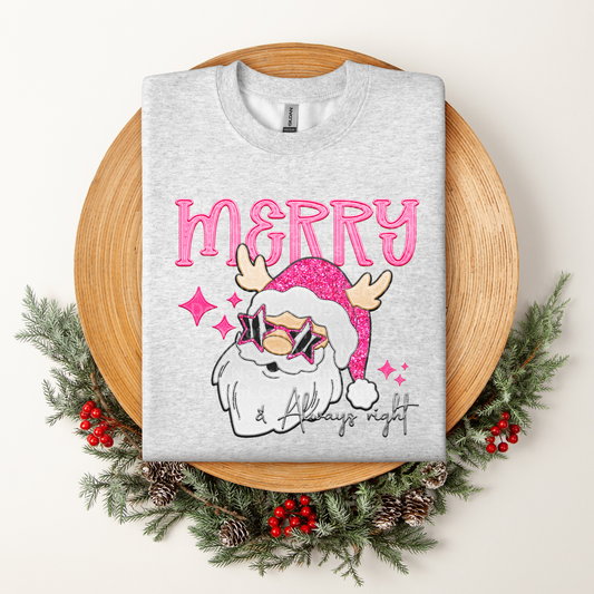 Merry & Always Right Pink (Light) DTF Transfer