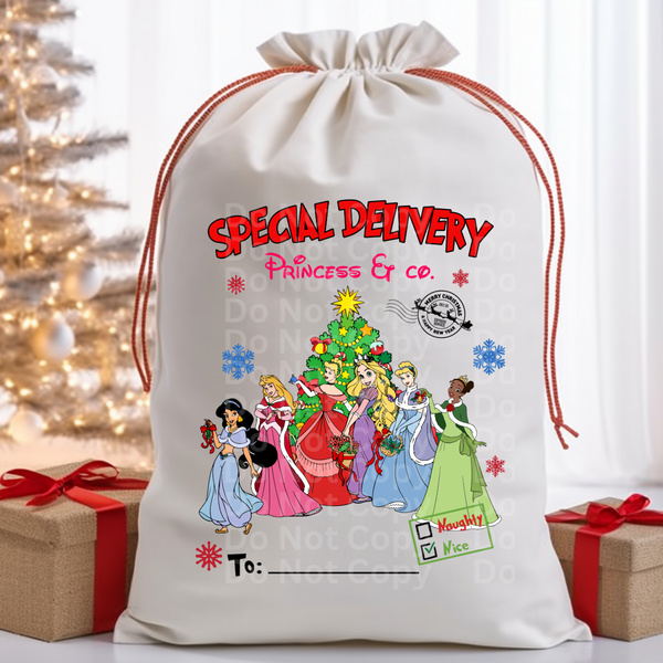 Santa Bag Design 2 DTF Print