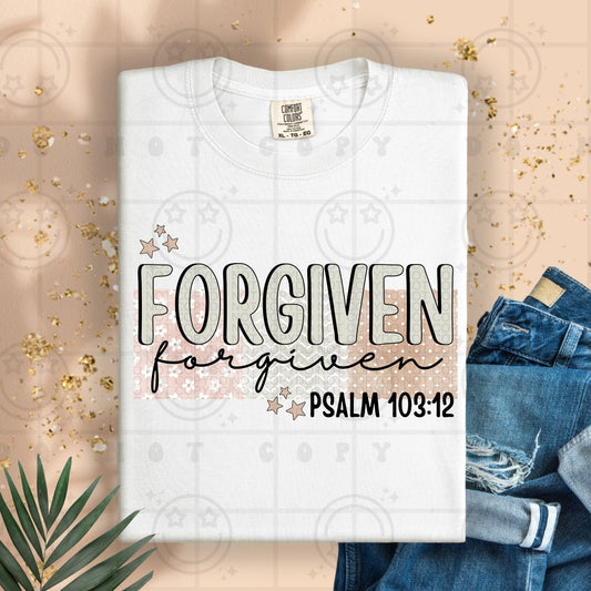 Forgiven DTF Transfer
