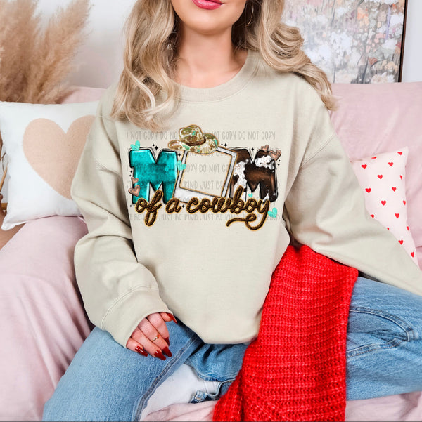 Mom of a Cowboy DTF Transfer *email picture after purchase with order #)