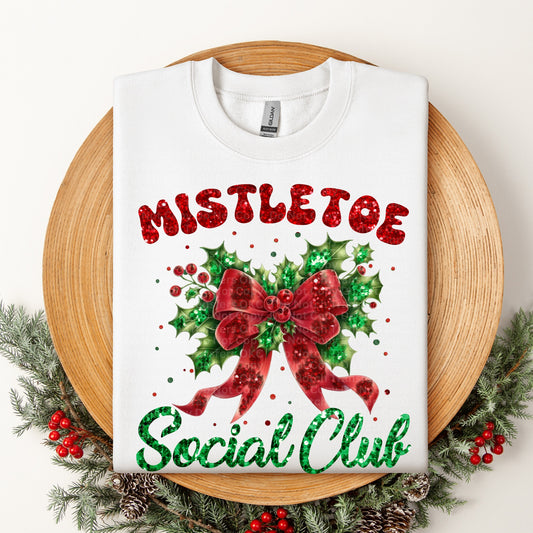 Mistletoe Social Club DTF Transfer