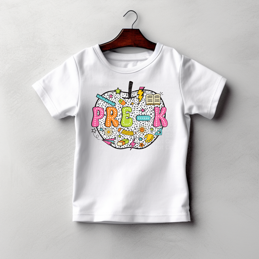 Pre-K Dalmation Dots Apple DTF Transfer