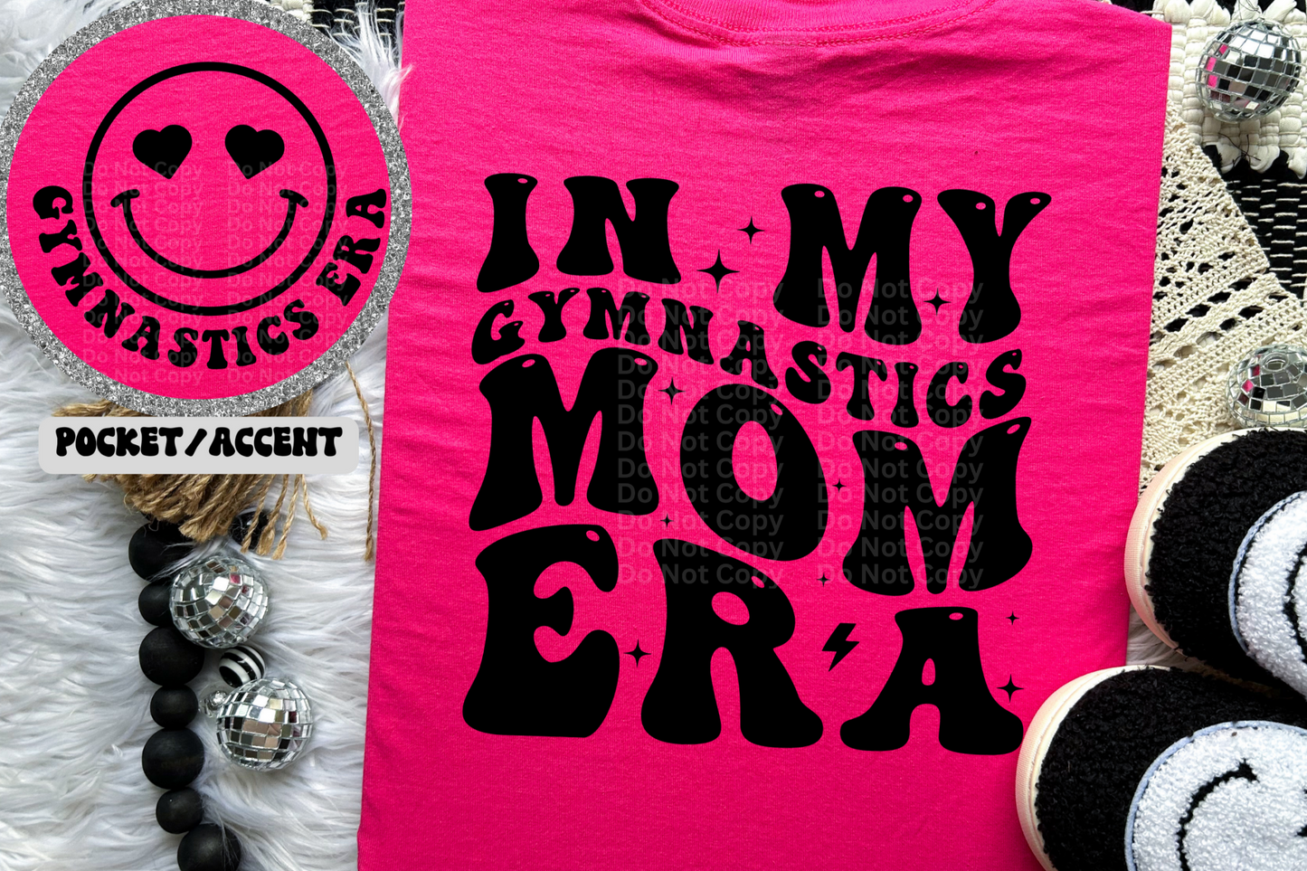 Gymnastics Era Black DTF Transfer