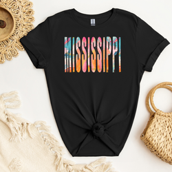 Mississippi Watercolor DTF Transfer