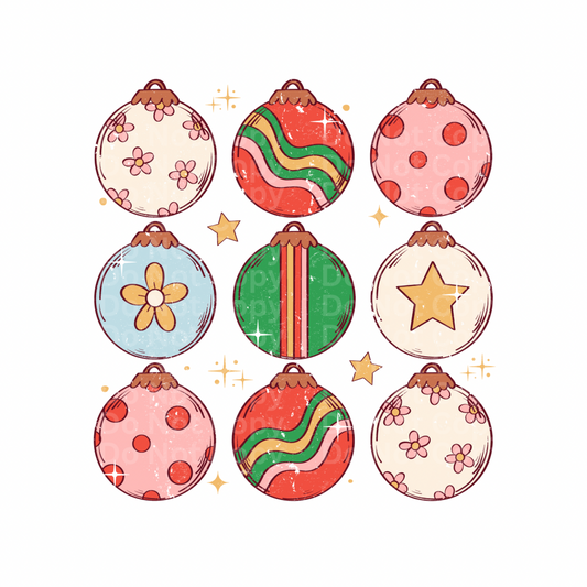 Ornaments DTF Transfer