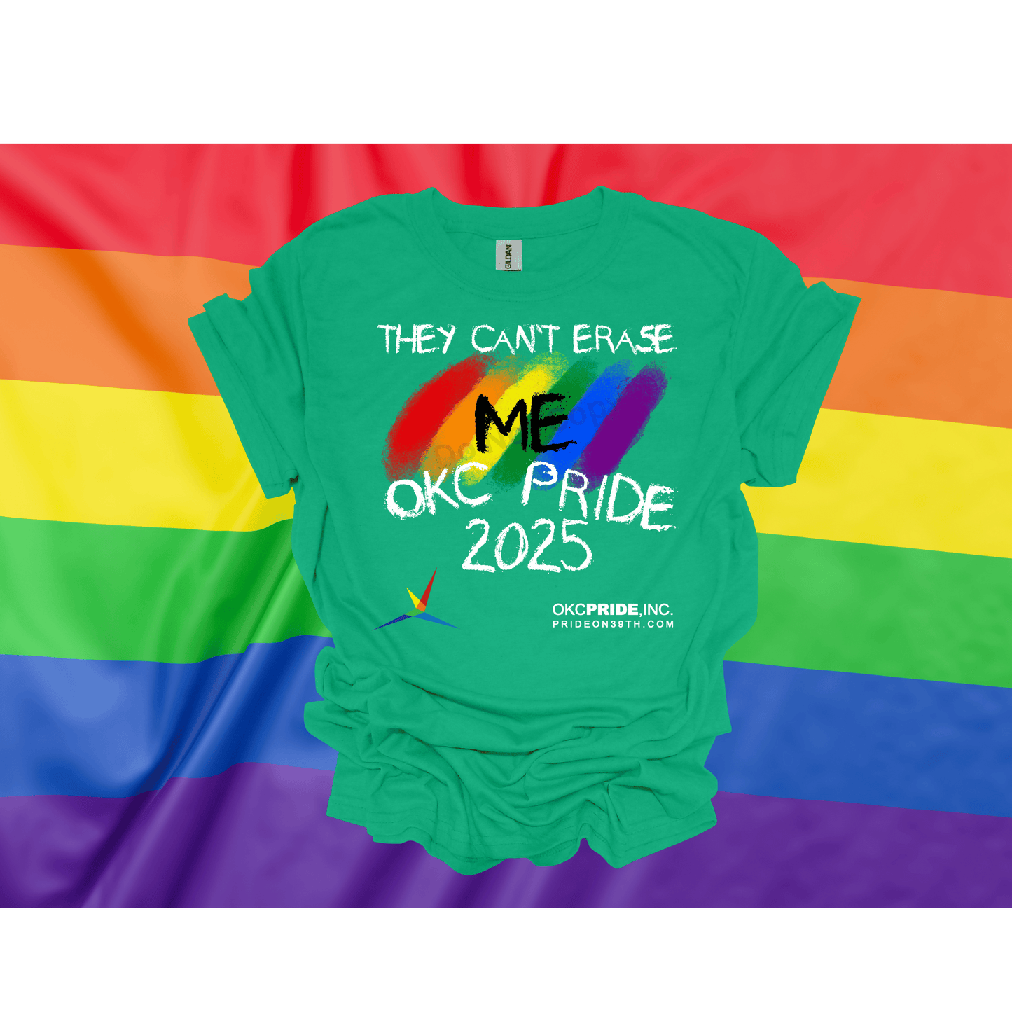 2025 OKC Pride T-Shirt- They Can’t Erase Me