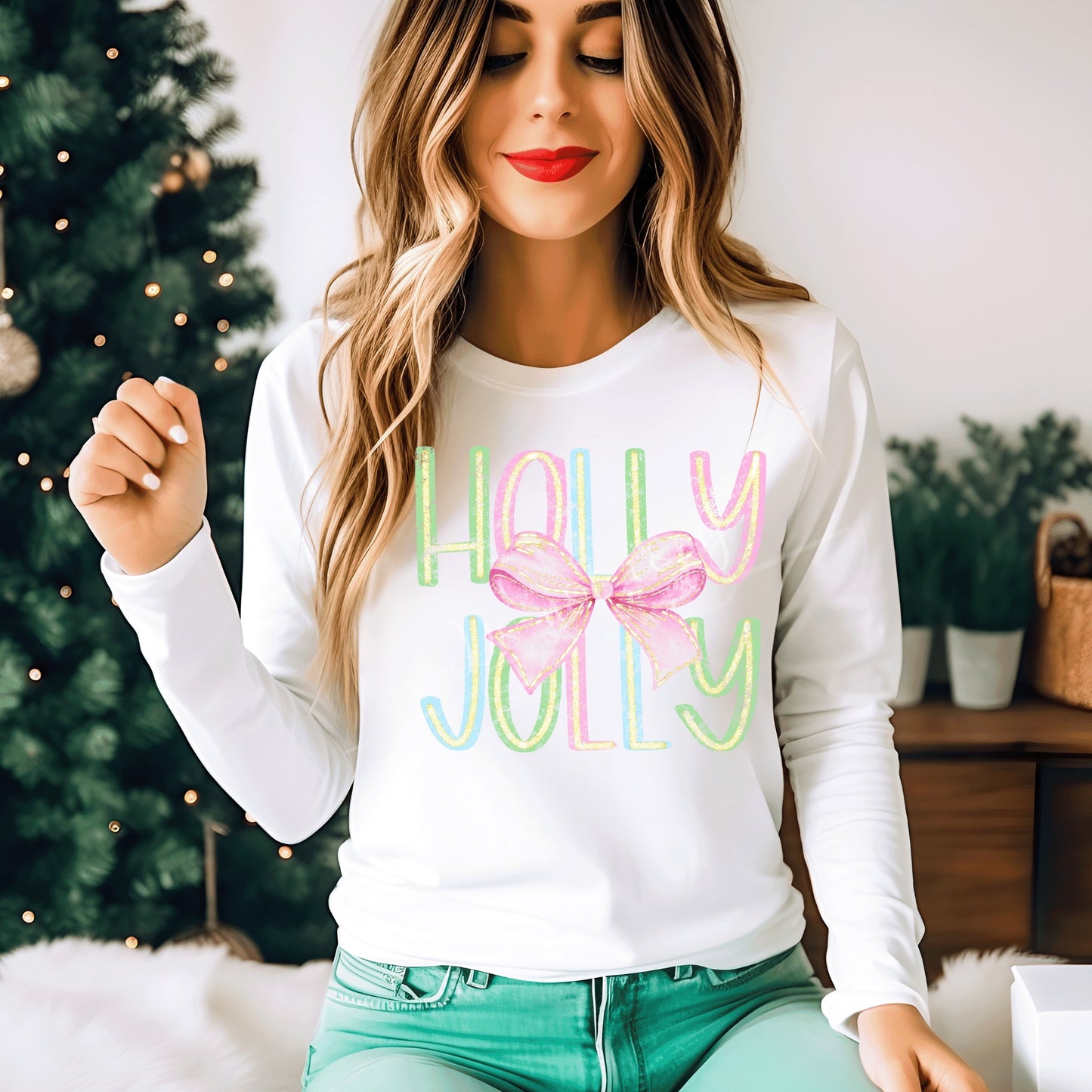 Holly Jolly DTF Transfer