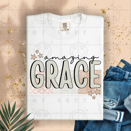 Amazing Grace DTF Transfer