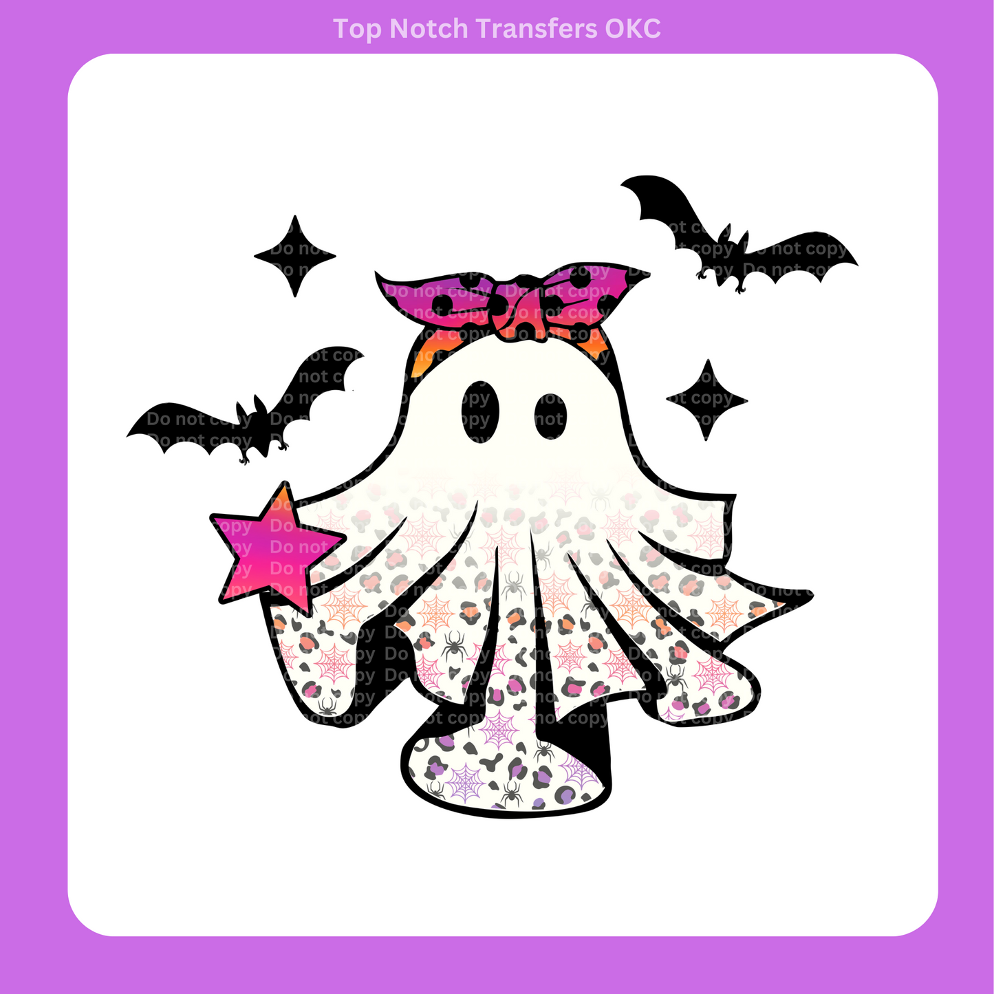 Litte Ghosty DTF Transfer