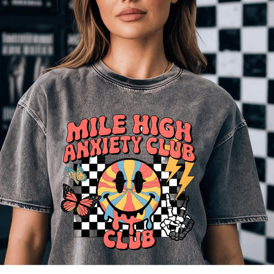Mile High Anxiety Club DTF Transfer