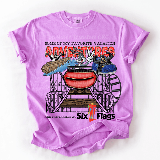 Adventures- Six Flags DTF Transfer