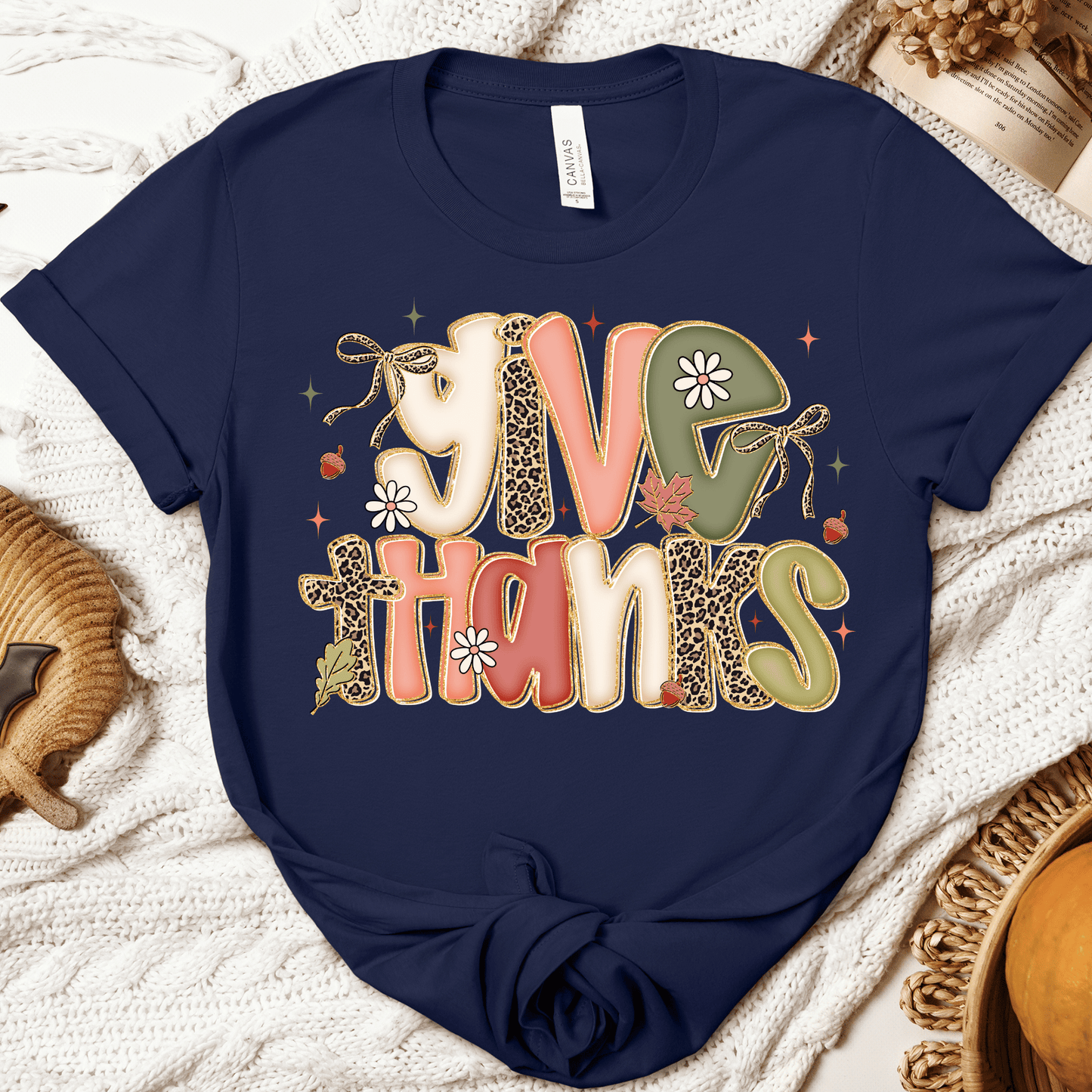 Give Thanks DTF Transfer