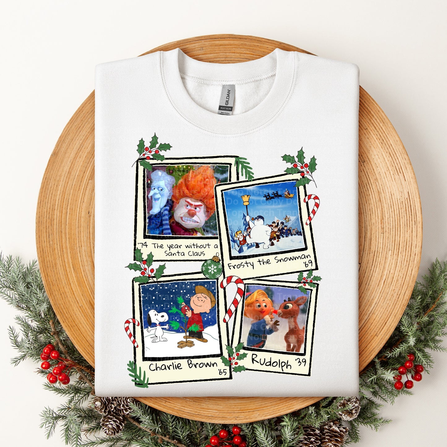 Classic Christmas Movies Collage DTF Transfer