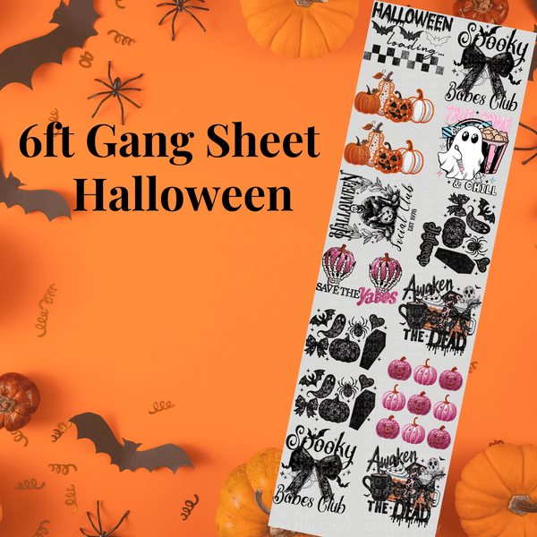 6ft Halloween Gang Sheet