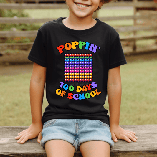 Poppin' 100 Days of School DTF Transfer