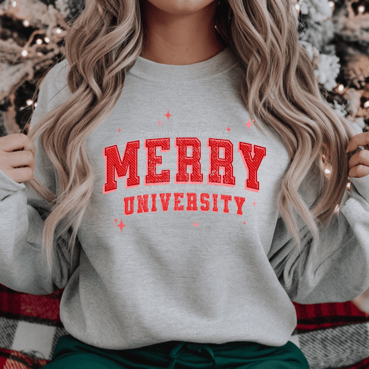 Merry University DTF Transfer