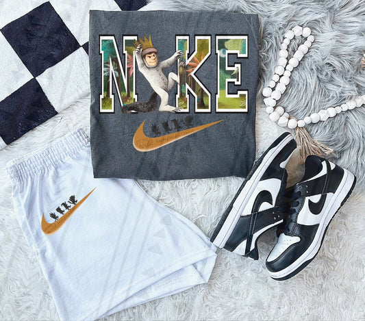 Storybook Swoosh- Wild Things DTF Transfer