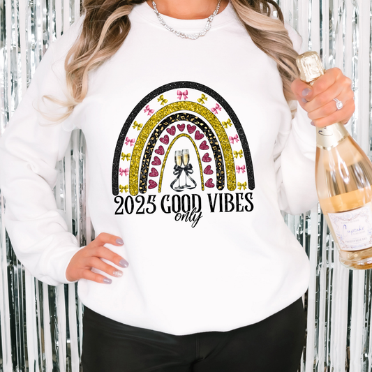 2025 Good Vibes Only DTF Transfer