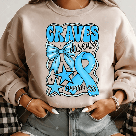Graves Disease Awareness DTF Transfer
