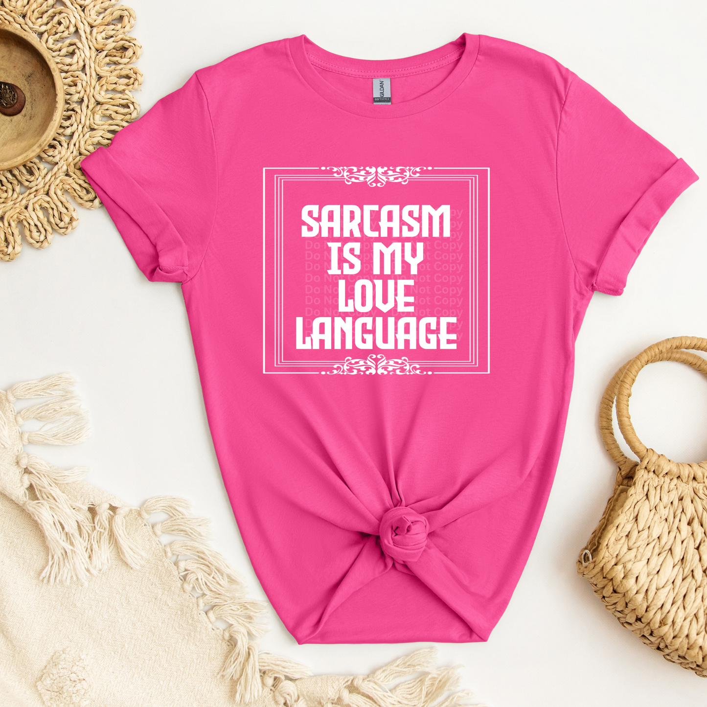 Sarcasm Is My Love Language (White) DTF Transfer