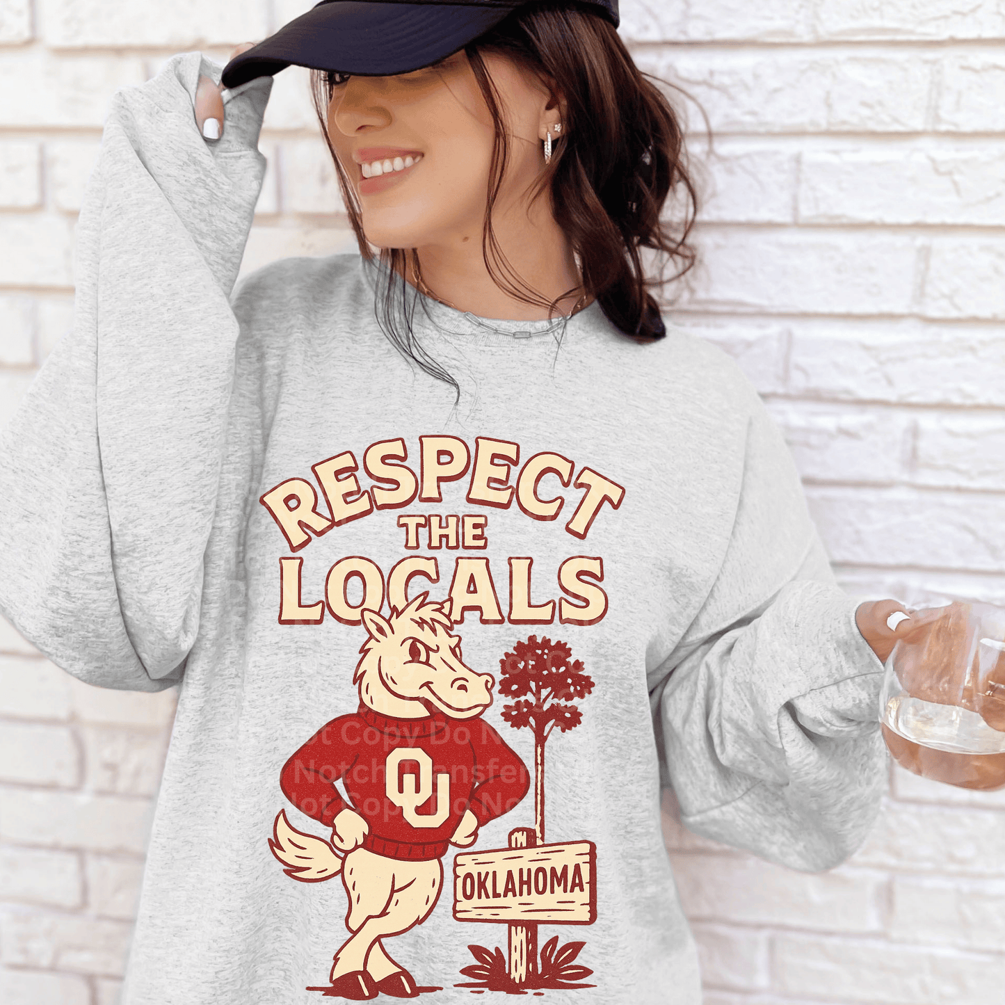 Respect The Locals- Oklahoma 2 DTF Transfer
