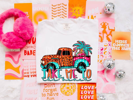 Take Me To The Beach DTF Transfer