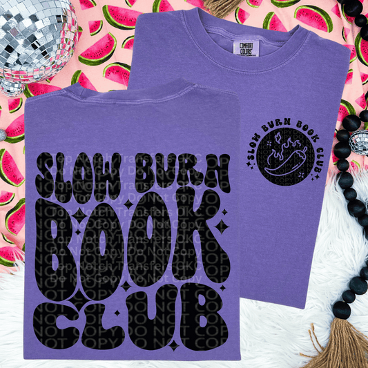 Slow Burn Book Club DTF Transfer