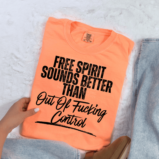 Free Spirit Sounds Better DTF Transfer