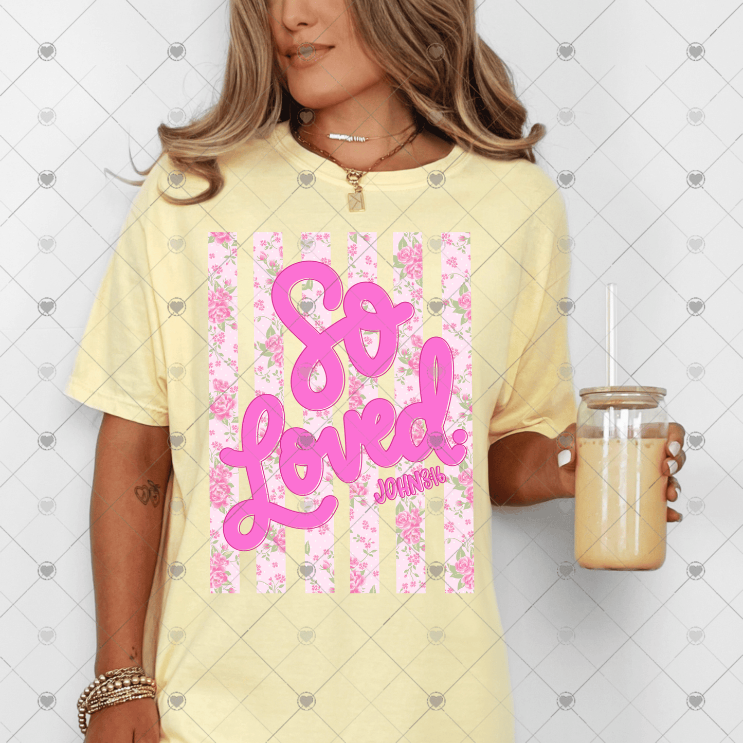 So Loved Pink DTF Transfer