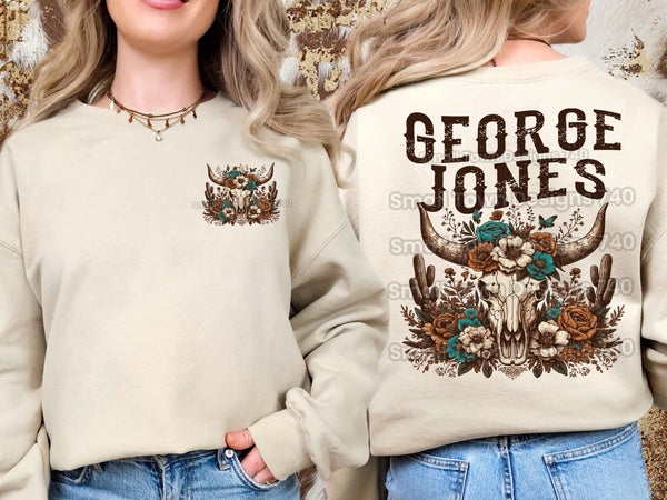 George Jones DTF Transfer