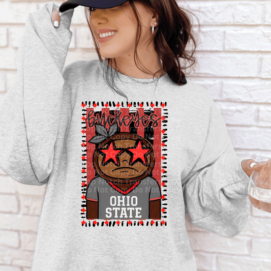 Buckeyes Stamp DTF Transfer