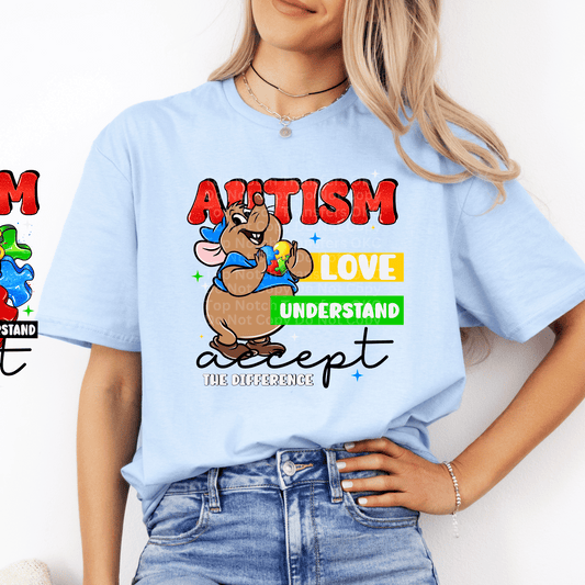 Autism Love Understand Accept DTF Transfer