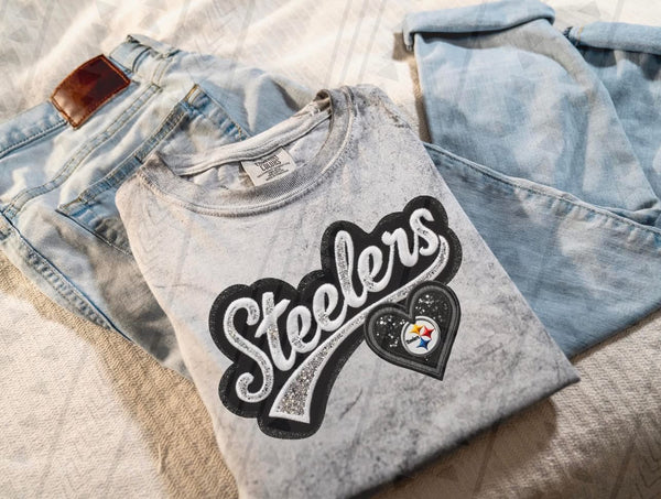 Faux Embroidery_Steelers DTF Transfer